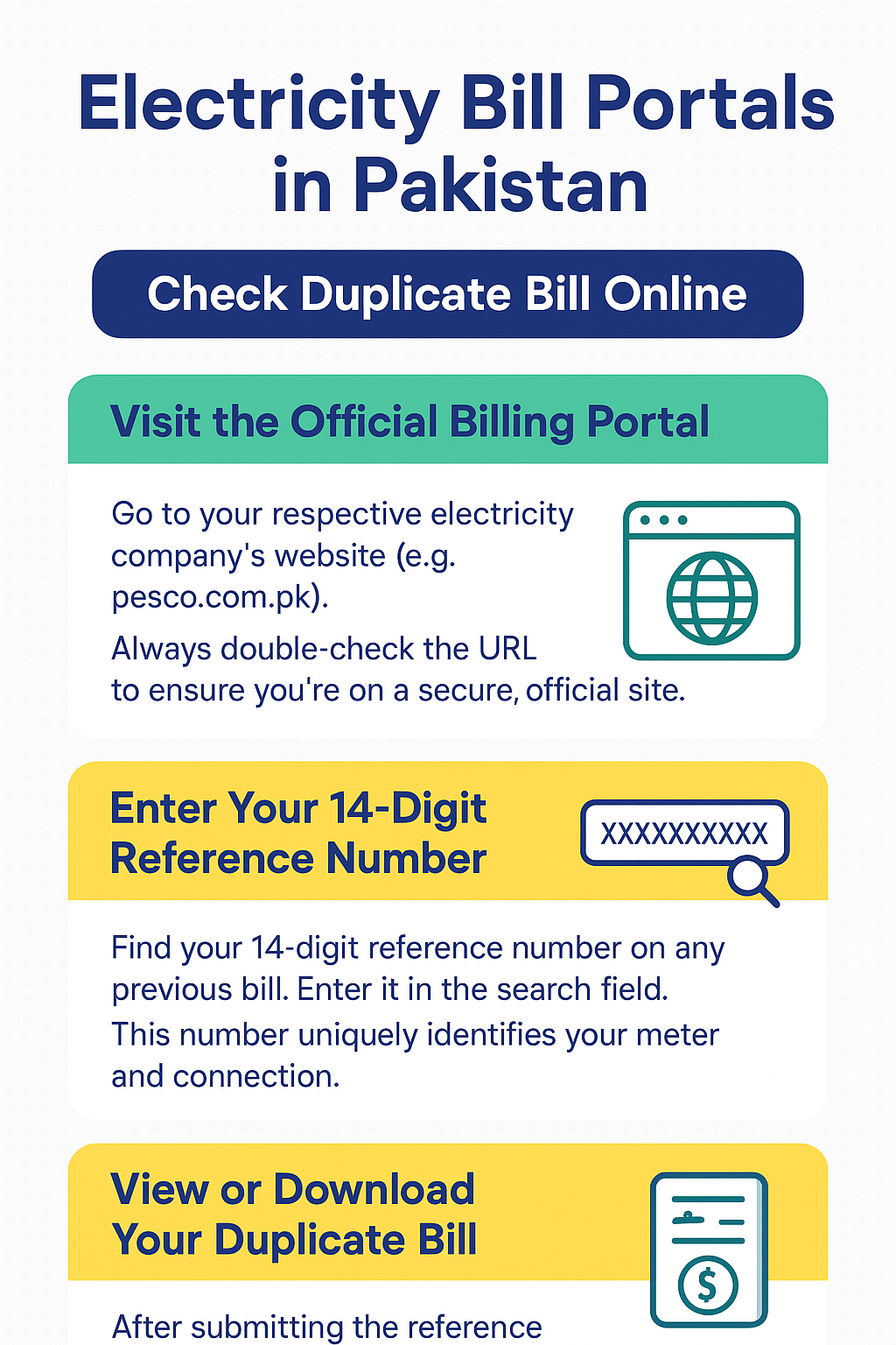 Utility Bill Portals in Pakistan – Check Duplicate Bill Online